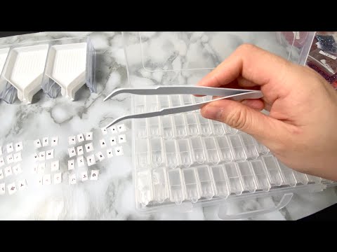 ASMR diamond painting organization (part 2) Craft-Ease ✧ no talking