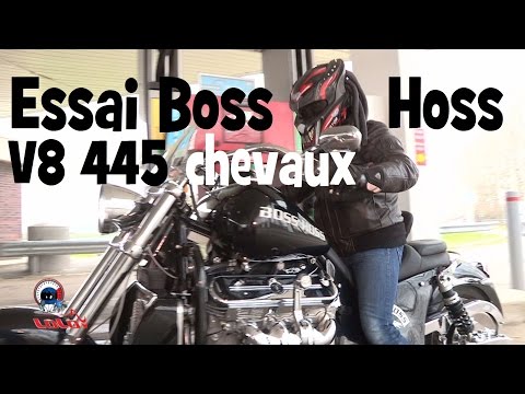 ESSAI MOTO BOSS HOSS  ► UN V8 DE 445 CH POUR RETROUVER SES REVES DE GOSSE ► lolo cochet moto