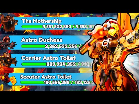 SHINY TITAN TURKEY MAN vs EVERY BOSS!! (Toilet Tower Defense)