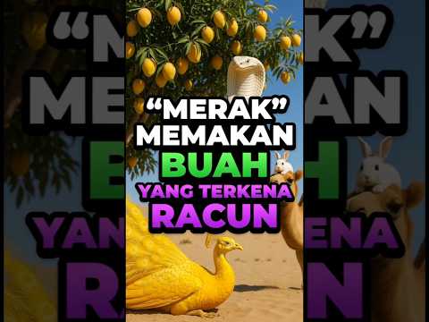 Merak memakan buah yang terkena racun!?