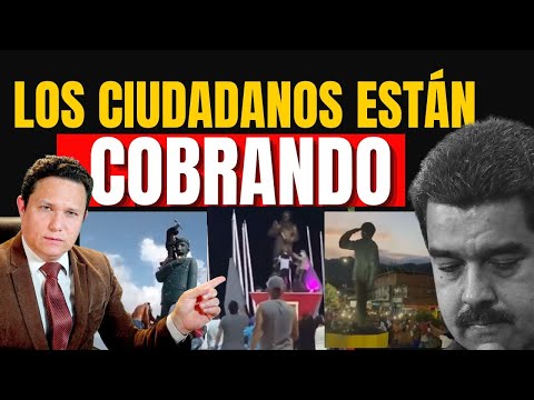 LOS CIUDADANOS ESTÁN COBRANDO EL TRIUNFO. DESAPARECEN LOS SÍMBOLOS DEL CHAVISMO...
