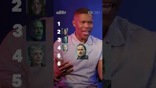 Gaius Charles is put in the hot seat to rank iconic #TWD characters. Do you agree with his ranking?🤔