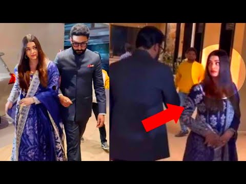 Abhishek Bachchan embarrassed Aishwarya Rai in front of the media? Shocking Viral video