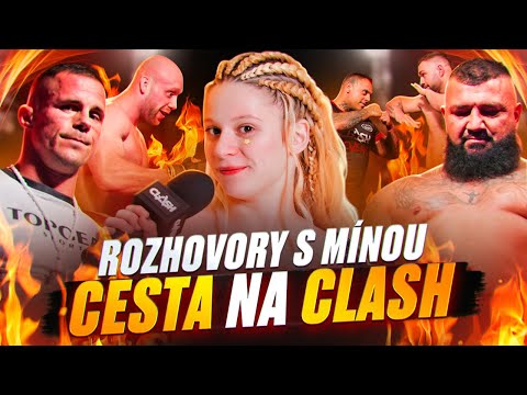 CESTA NA #clash12 & rozhovory s MÍNOU | SLEDUJ ŽIVĚ na clashmma.com