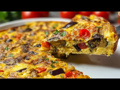The Most Delicious and Easy Eggplant Recipe! Mediterranean Style Eggplant. Quick Meal!