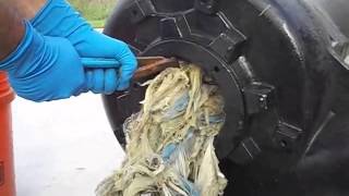 Lift Station Pump Clogged with Wipes