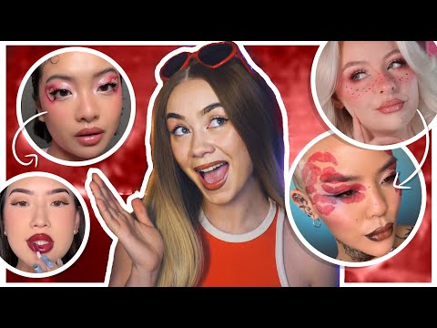 💓 Celý MakeUp POUZE VALENTÝNSKÝMI TRENDY!💓