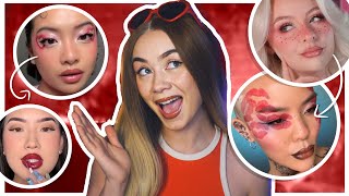 💓 Celý MakeUp POUZE VALENTÝNSKÝMI TRENDY!💓