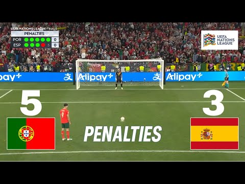 🔴 ركلات جزاء كاملة: البرتغال ضد إسبانيا | أبرز اللقطات | نهائي دوري الأمم الأوروبية 2025