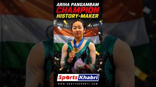 In Conversation with Ariha Pangambam- Part 1 🥇🏆🔥 #youtubeshorts #sports #interview