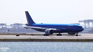 ITA Airways Airbus A330-900neo Landing on Runway 4R at Boston Logan