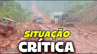 IMPOSSÍVEL CONTINUAR. A estrada está destruída.