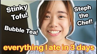 I filmed everything I ate for 3 days (Taiwan Edition)