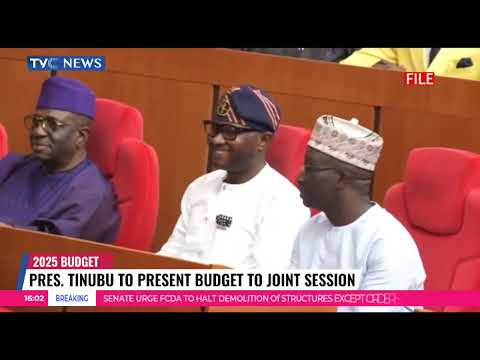 2025 Budget: President Bola Tinubu To Present Budget To Joint Session