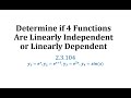 Understanding Linear Independence and Dependence