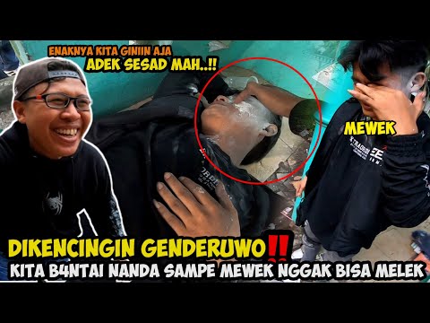 PUAS RASANYA❗MATA PERIH GARA2 DIKENCINGIN GENDERUWO