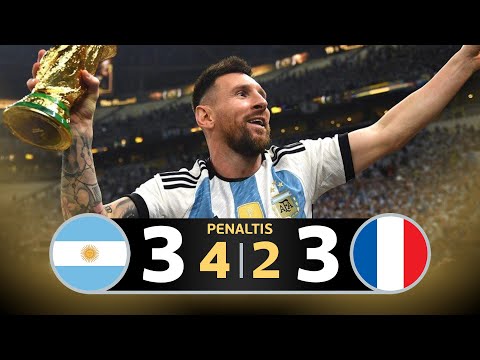 🇦🇷 ARGENTINA 3 X 3 FRANÇA 🇫🇷 (PÊNALTIS 4-2) 🏆Final Copa do Mundo 2022 🎙️Galvão Bueno