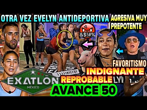 INDIGNANTE🤬 DE NUEVO EVE EMPUJANDO🐷💥PELEA 🥴ECHA BRONCA SIN RAZÓN c49 Avance 50 #Exatlón México 2024