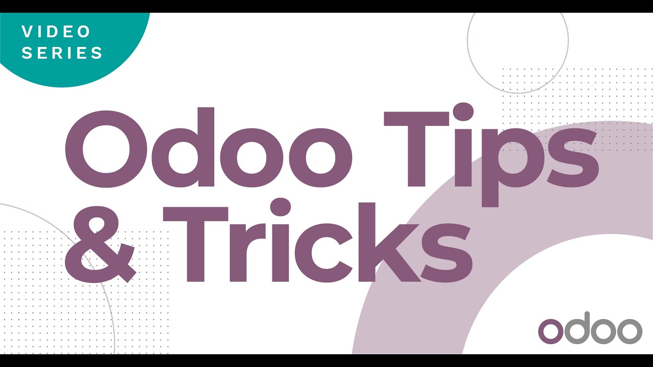 Tips and Tricks: Collaborating with Chatter | 11.05.2020

In this episode of Odoo's Tips and Tricks, our tip is about how you can user the chatter feature in Odoo to increase traceability in ...