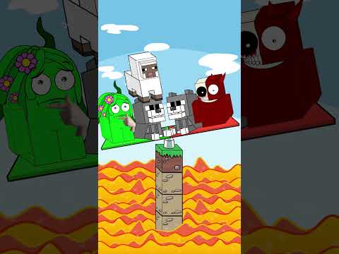 Minecraft Mob Match : Sprunki Incredibox . Sobre el columpio 2 !