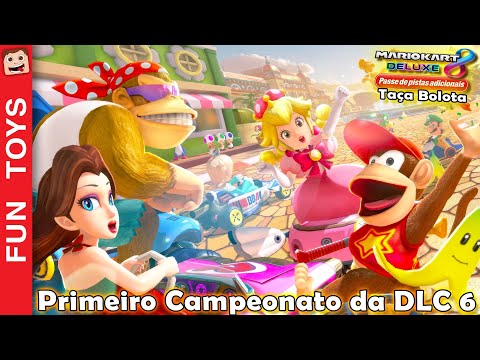 Fizemos uma disputa de 2 estrategias diferentes na 6ª DLC do MARIO KART 8 Deluxe 🏁 Taça BOLOTA! 🔴