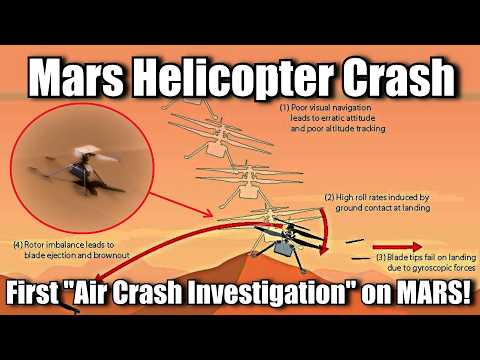 NASA Reveals Why The Mars Helicopter Crashed - The First Air Crash Investigation on Another World