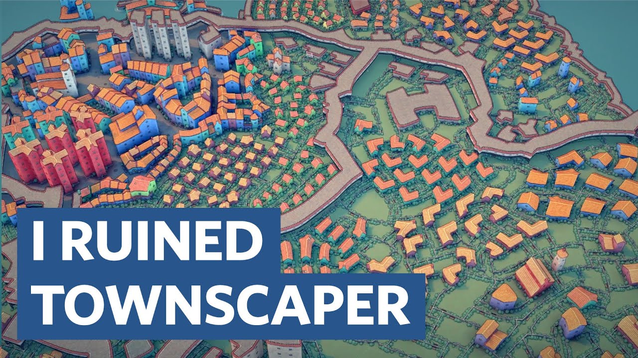 I DESTROYED a European City with U. S. Planning (in Townscaper)