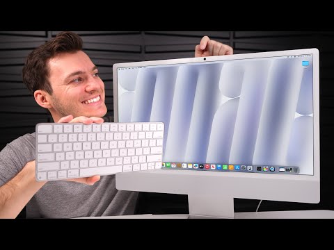 Silver M4 iMac 24” (2024) - Unboxing, Setup & Review!