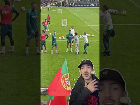 Ele ABRAÇOU o CR7! #curiosidades #cr7 #futebol