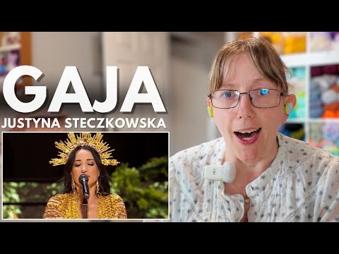 Incredible! Justyna Steczkowska 'GAJA' with orchestra - Poland Eurovision 2025 - Vocal Coach Reacts