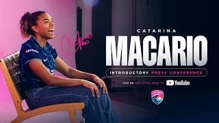 Catarina Macario Introductory San Diego Wave FC Press Conference