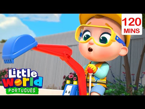 Construir é Tão Legal! - Nico Te Mostra | MARATONA - O Mundo de Nina e Nico – Little World Português