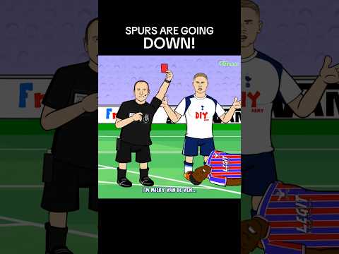 Spurs are going DOWN🤣 #football #tottenham #spurs