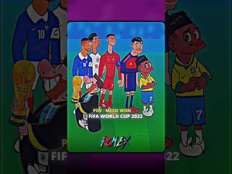 Messi Hattrick vs Algeria 🥶💀 #fifa #ronaldo #messi #mbappe #neymar