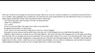 Chapter 3 - The Dancing Girl of Izu - Yasunari Kawabata - Homemade Audiobook (PG-13)