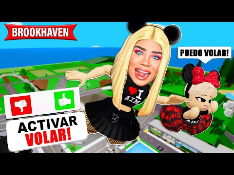 COMO VOLAR en BROOKHAVEN con MI HERMANITO 👦🏼 (ROBLOX)