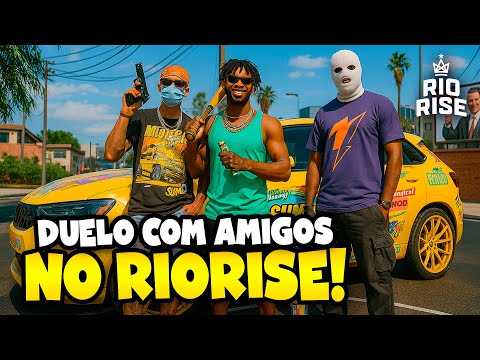 Chamei Todos os Amigos pra Testar o Novo Duelo que Chegou no RioRise Mobile!