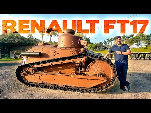 RENAULT FT17: o curioso primeiro tanque DE VERDADE