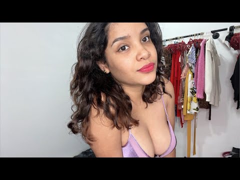 Haul falda rosa try on