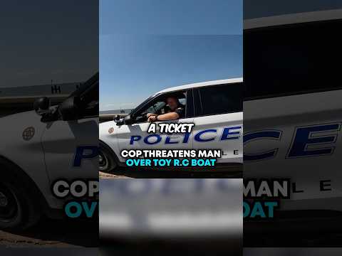 Cop Threatens Over TOY RC Boat 🤯