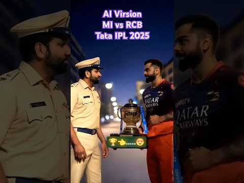 AI Virsion Virat Kohli and Rohit Sharma IPL 2025 #RCB #MI #ipl2025