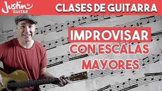 Improvisando con escalas mayores para principiantes