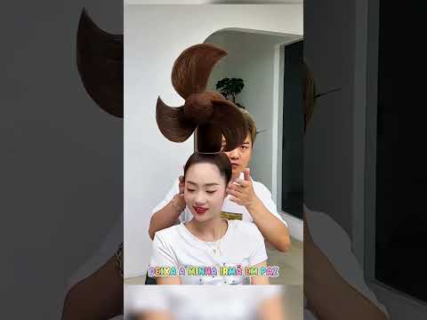 O cabelo maluco da minha irmã pra escola! Minha mãe levou um susto!😨