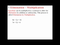 Solving Systems of Equations