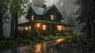Rain Sounds for Sleeping 10 Hours | Heavy Rain All Night for Insomnia Relief