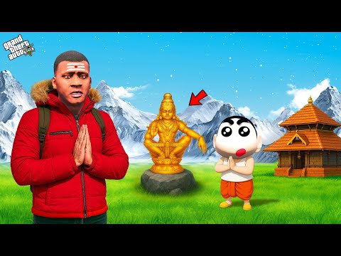 Shinchan & Franklin Going to Ayyappan Temple With Friends in Gta 5 