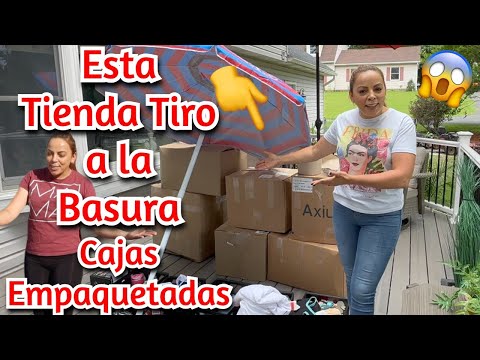 CAJAS EMPAQUETADAS😱😳Hay yay yai Descubramos Que traen estas cajas que tiro esta TIENDA😱#NoemyB