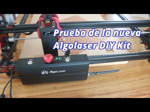 Prueba de Grabadora Laser DIY Kit de Algolaser