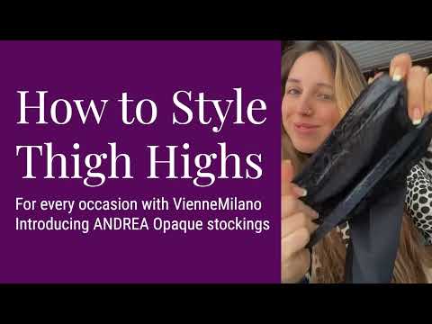 Mastering Thigh Highs - How To Wear Opaque Thigh Highs
