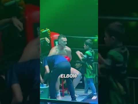 The fighter followed the kid's advice!